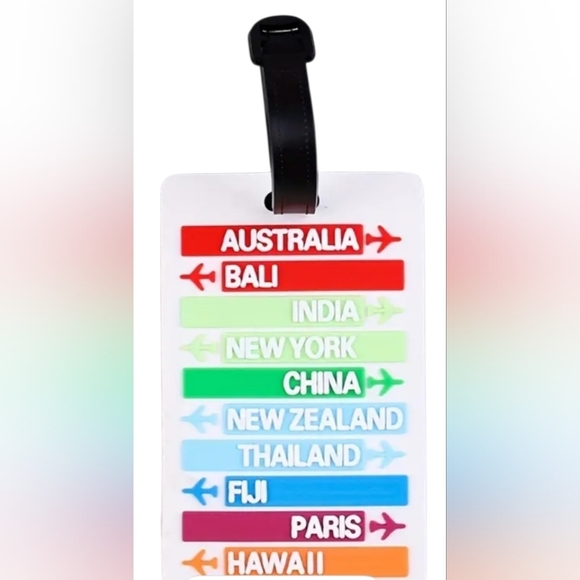 Luggage Tags 5 Pcs Mixed Tags "Put It Back, It's Mine! New - Picture 4 of 7